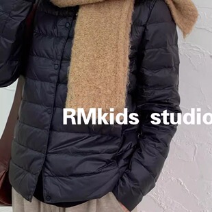 RM原创设计秋新品男女儿童宝宝5色白鸭绒保暖轻薄羽绒服外套内胆