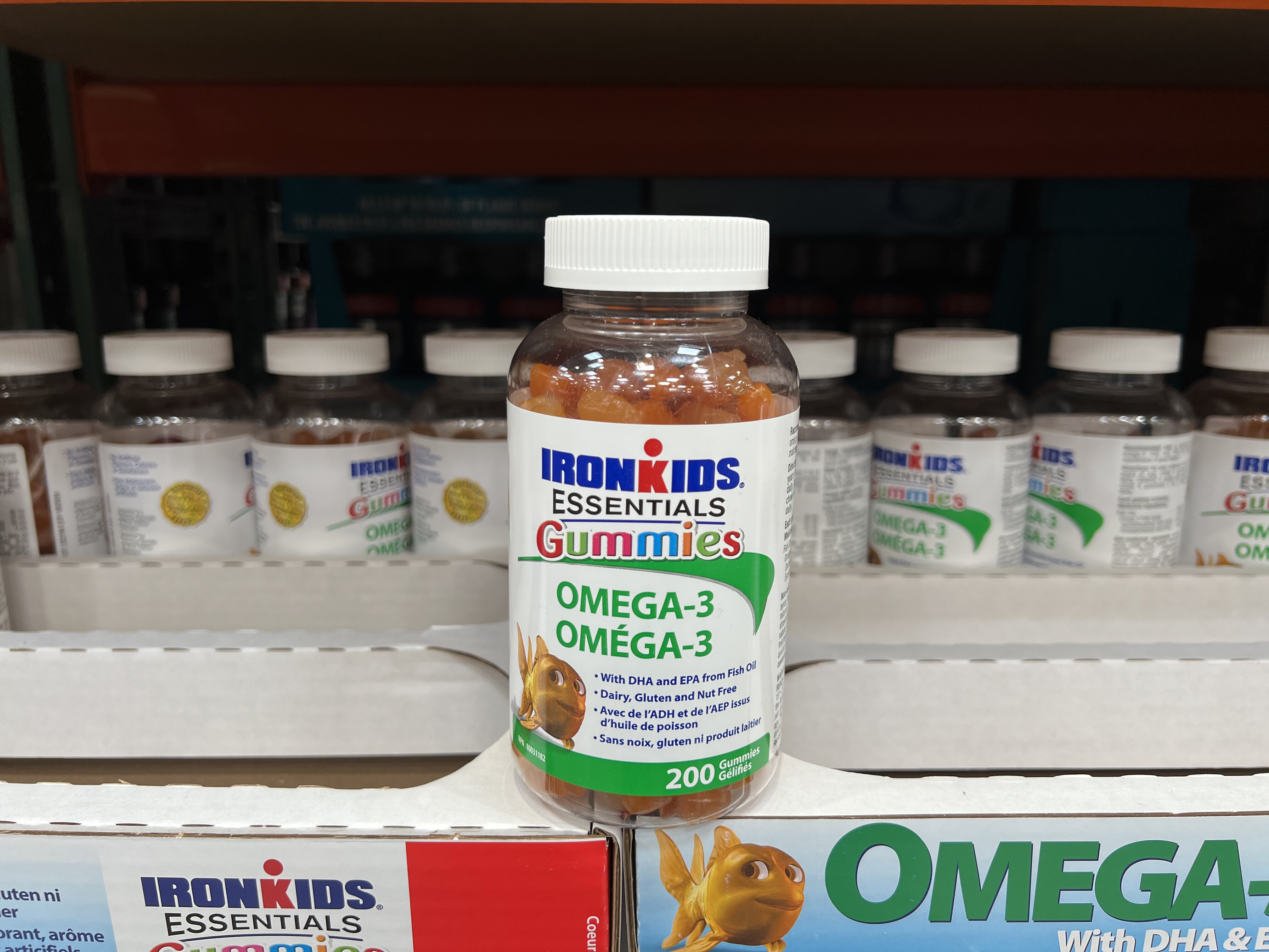 加拿大lronKids小铁人儿童Omega-3鱼油软糖200粒