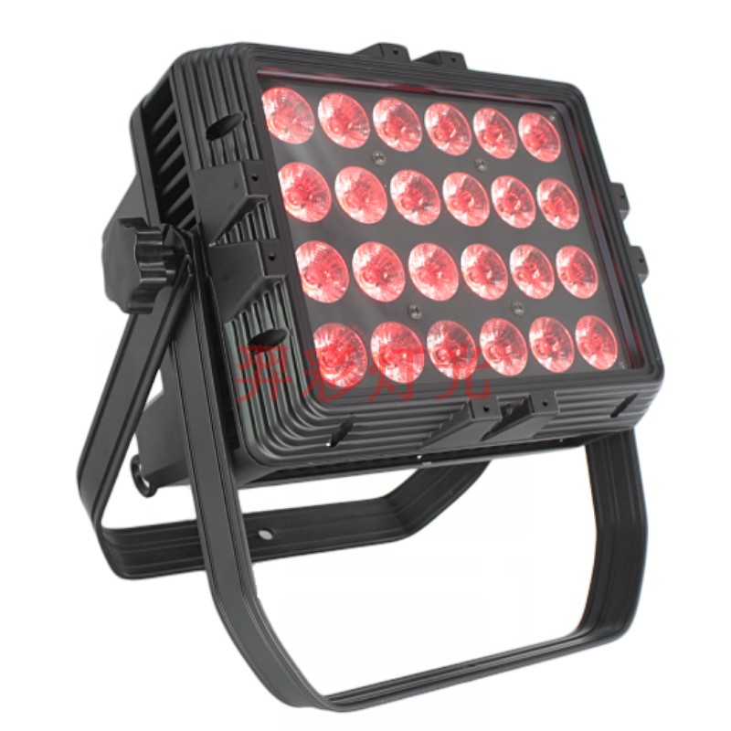 LED方形防水帕灯 24颗10W户外投光灯 240W大功率投DMX512舞台灯