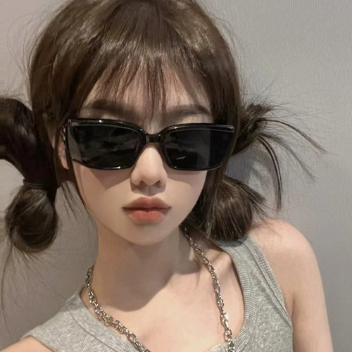 Tide, черные солнцезащитные очки на солнечной энергии, изысканный стиль, европейский стиль, 2 карат, по фигуре