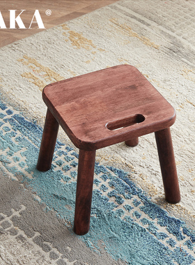 实木小凳子换鞋凳家用矮凳茶几凳儿童圆凳钓鱼凳整装凳子跳舞凳