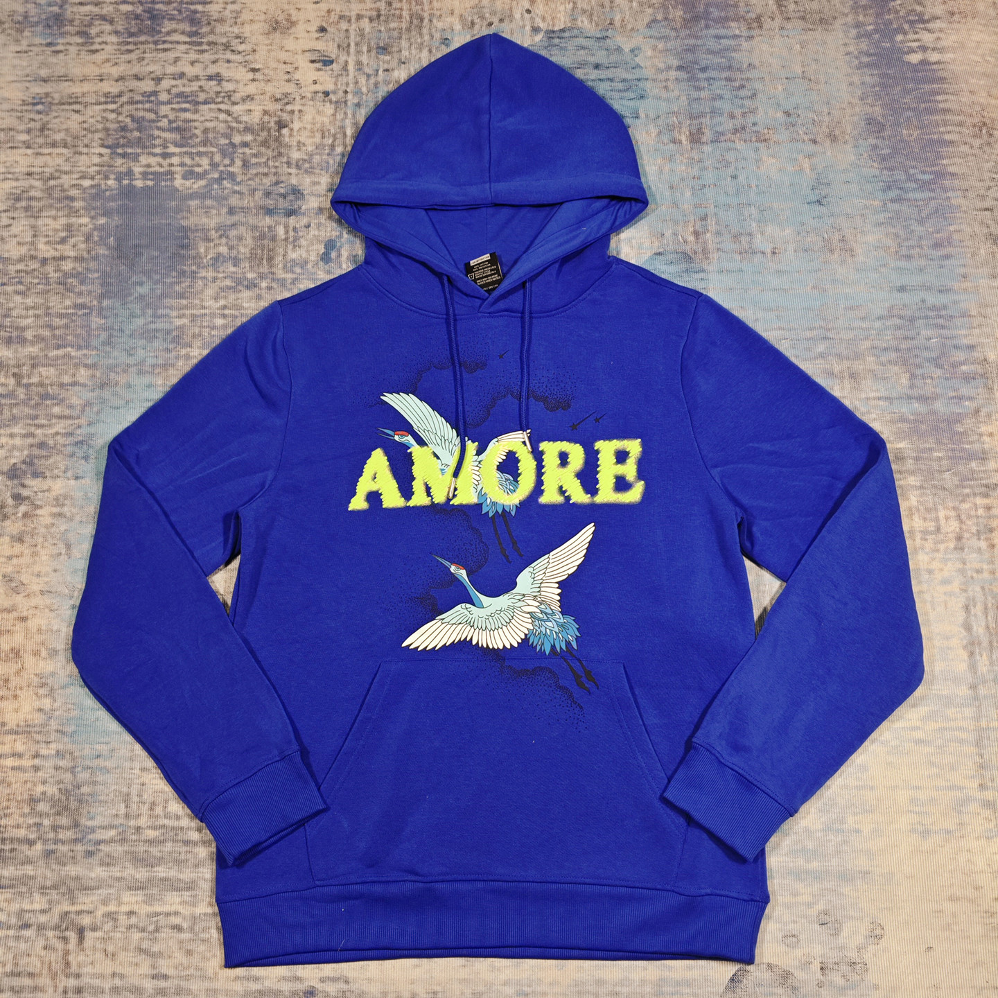 抽丝瑕疵胸围108CM老美街头休闲滑板厚实棉绒印花连帽套头卫衣,男装,卫衣,淘宝优惠券,粉丝福利购,淘宝优惠卷