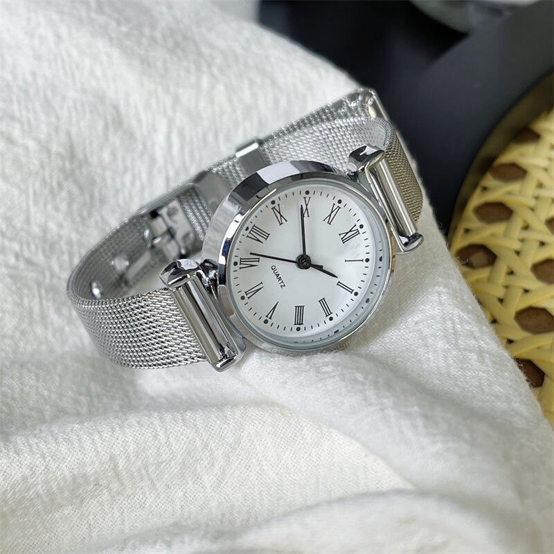 细带小表盘网带小巧精致手表女款百搭设计ins森女系颜控学生上课