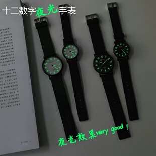 公务员初中高中学生儿童女孩指针电子机械表 静音考试专用手表男款