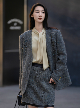 少库存  XG雪歌西装外套XK407007A383