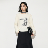 XG雪歌100%绵羊毛针织衫 XL411637A891