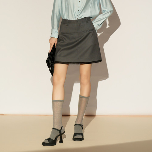 少货  XG雪歌 2026春 半身裙XL103021A184