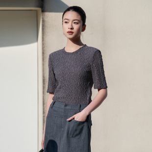 XG雪歌 T恤XL101016A384 2026春