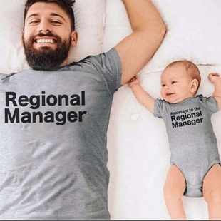 搞笑父子夏季亲子装爸爸儿子爷爷孙子搭档拍照口休闲圆领短袖t恤