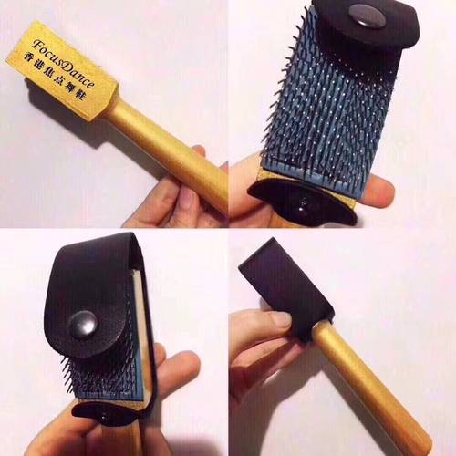 拉丁鞋刷香港焦点舞鞋Focus金色拉丁鞋鞋刷防滑国标舞钢丝鞋刷