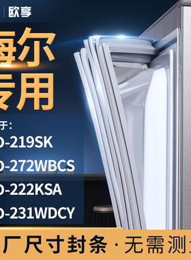 适用海尔BCD-219SK 272WBCS  222KSA 231WDCY冰箱密封条门封条胶