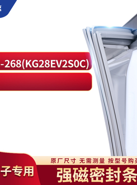 适用西门子BCD-268(KG28EV2S0C)冰箱密封条门封条胶圈