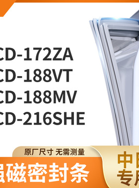 适用中日BCD-172ZA  188VT  188MV  216SHE冰箱密封条门封条胶圈