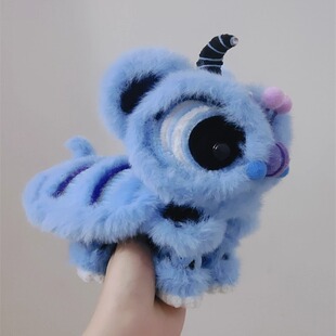 醒狮文创成品佛山非遗龙狮文化扭扭棒蓝色南狮国潮创意礼物15厘米