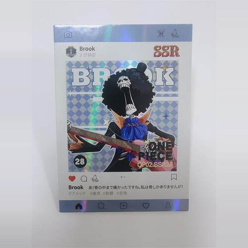 海贼王【布鲁克】卡牌航海王卡片
