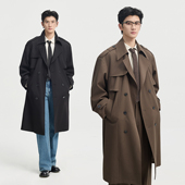 伯爵卓尔长款 抗皱战壕风衣男26春季 可脱卸轻薄羽绒服内胆通勤外套