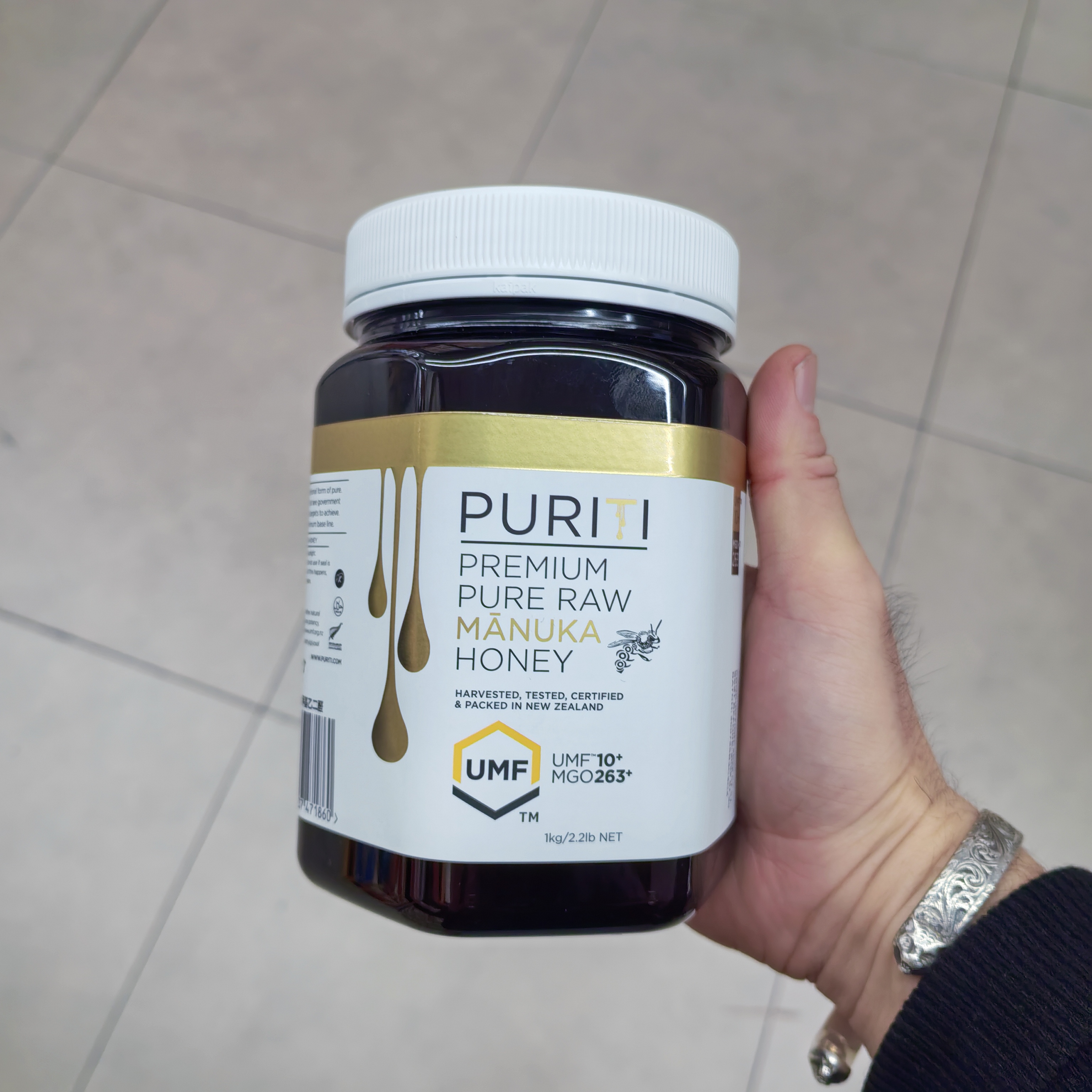 山姆代购麦卢卡蜂蜜UMF10+ 1kg  新西兰进口冲泡蜂蜜茶涂抹面包