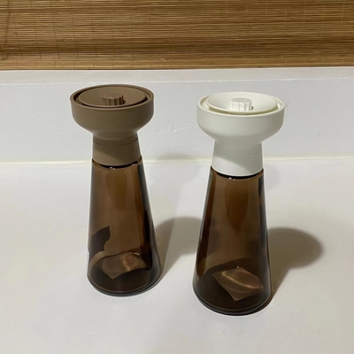 哈弗通研磨瓶褐色玻璃调味罐