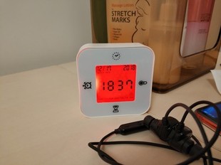 宜家代购国内库克斯洛托普钟温度计 闹钟 计时器静音时钟多功能