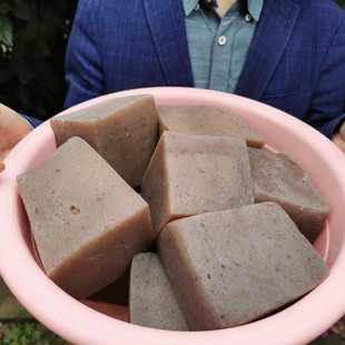 四川特产魔芋豆腐广元苍溪农家灰菜500g