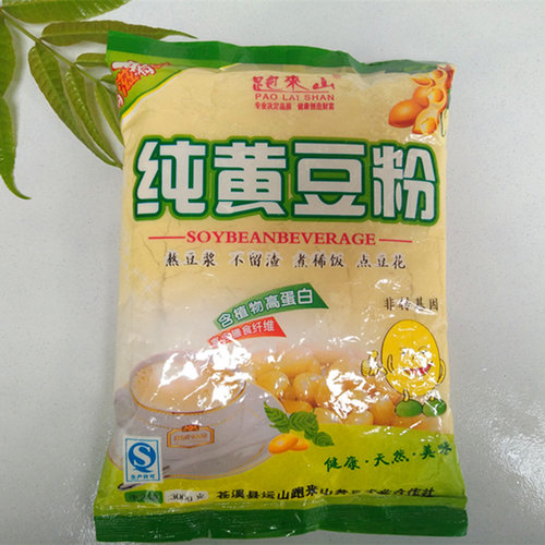 四川黄豆粉广元苍溪跑来山黄豆面无添加豆浆点豆花食品228g - 封面