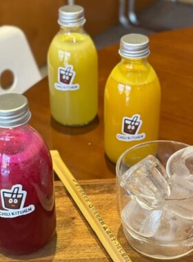 包邮食品级300ml果蔬菜汁冷萃鲜榨果蔬汁琦怡矿泉水瓶玻璃密封罐