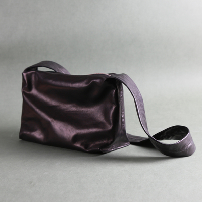 2025新款韩国小众设计真皮斜挎包休闲单肩包山羊皮简约出行通勤包