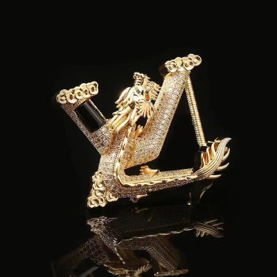 龙头皮带扣头配件单头不锈钢内穿式腰带扣头腰带头皮带头男款扣头