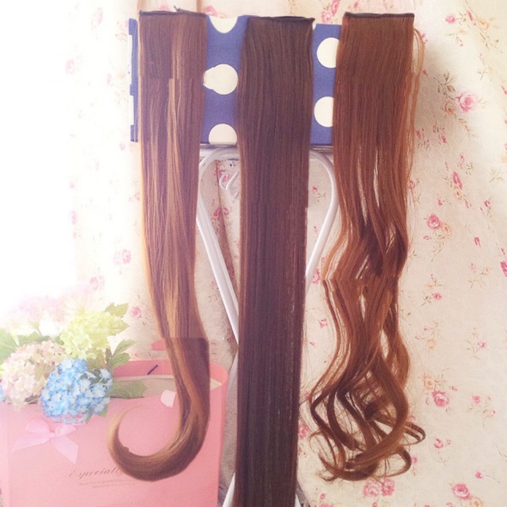 仿真发两夹无痕加厚直发片大波浪