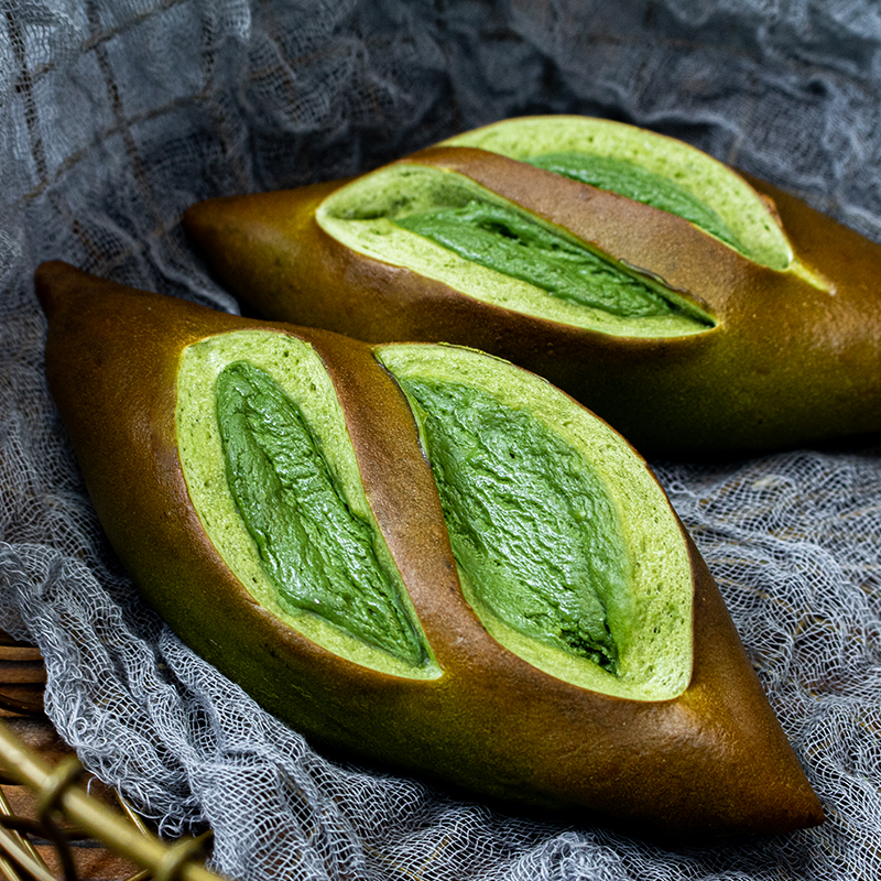 焙夫熊猫 抹茶奶酪碱水棍手作面包赤藓糖醇早餐代餐下午茶100g