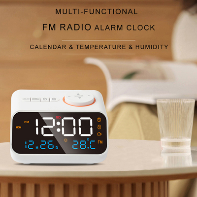 Mordern FM Radio LED Alarm Clock for Bedside Wake Up. Digita