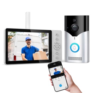 WIFI Doorbell Viewer 4MP Camera Phone Wireless Door Video