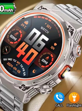 Military Smart Watches 400mAh Outdoor Sports LED Smartwatch