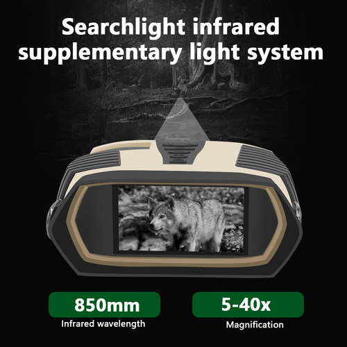 3 Inch 1080P HD 8X Zoom Digital Telescope 40MP Camera Rechar