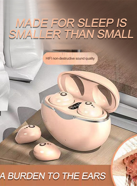 Invisible Headphones TWS Bluetooth 5.3 Earphones Wireless He