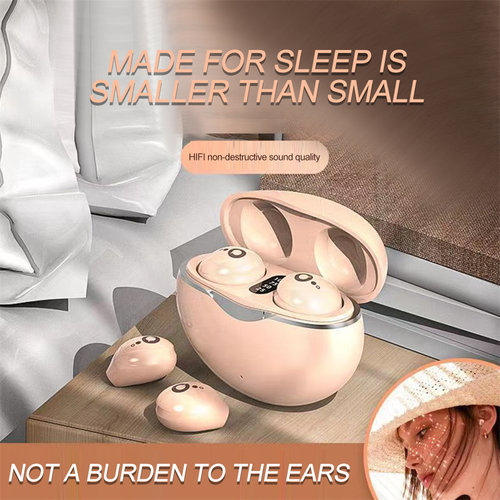 Invisible Headphones TWS Bluetooth 5.3 Earphones Wireless He