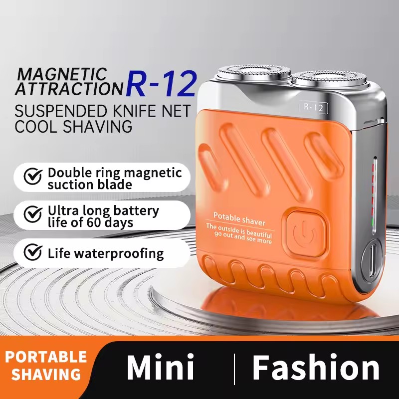 Electric Shaver Dual Head Waterproof  Rechargeable Shaver