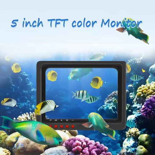 5 Inch DVR 4K fish finderUnderwater Fishing Camera 20M cable