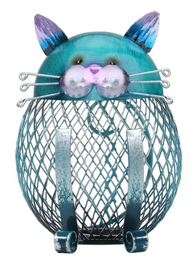 TOOARTS Cat coin box Piggy bank Animal ornament Creative orn
