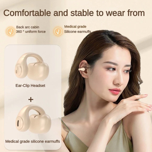 TWS Wireless Bluetooth Headset Earclip Design Headphones HiF