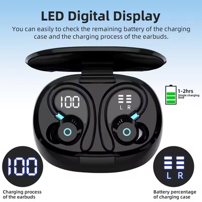 TWS sports earbuds Bluetooth HIFI bass wireless earbuds