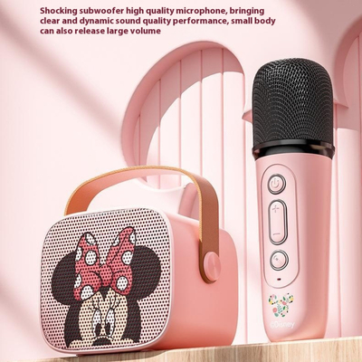 Disney Wireless Bluetooth Microphone Speaker Set 3d Surround