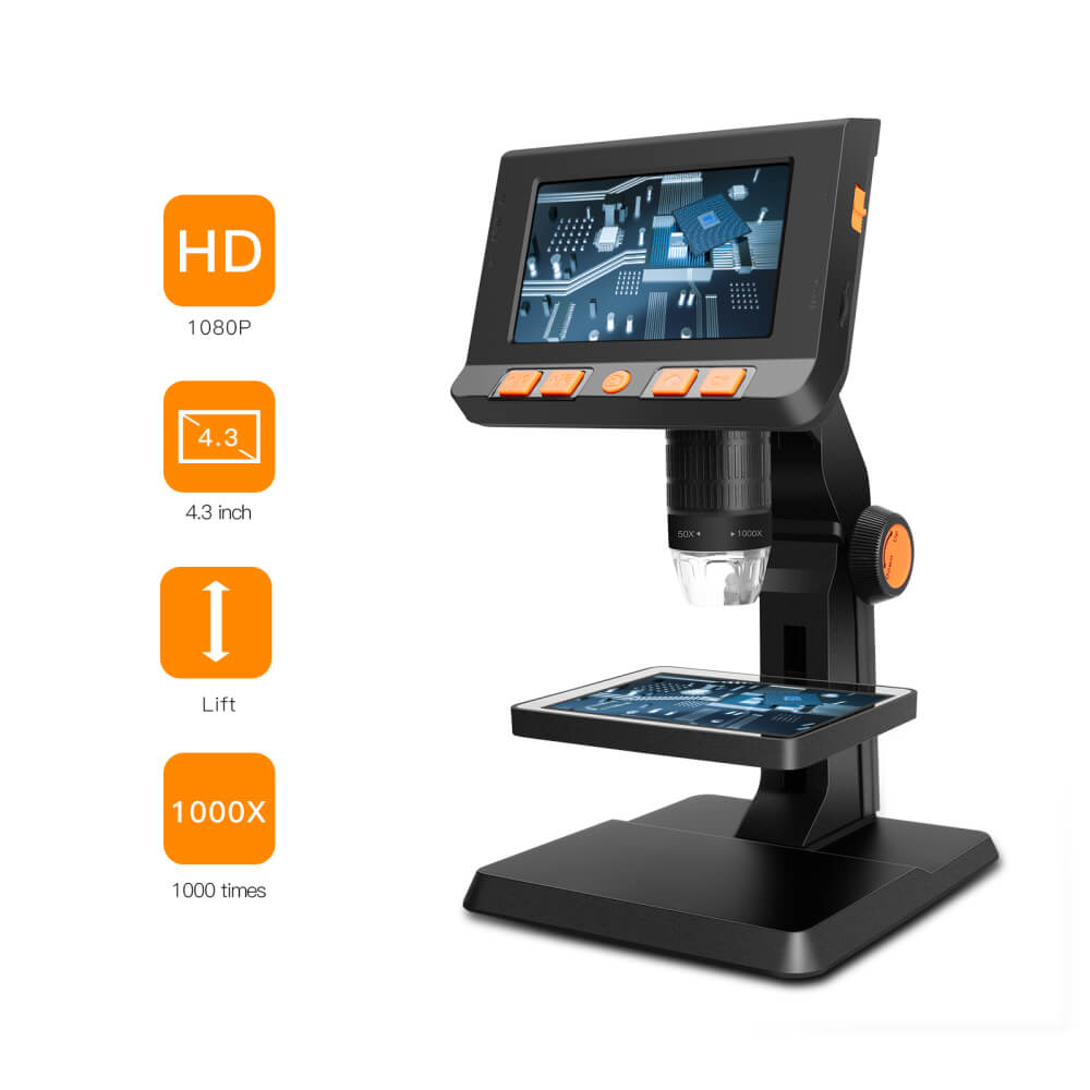 Digital Microscope Camera 1080P 1000X Optical Electronic Mag