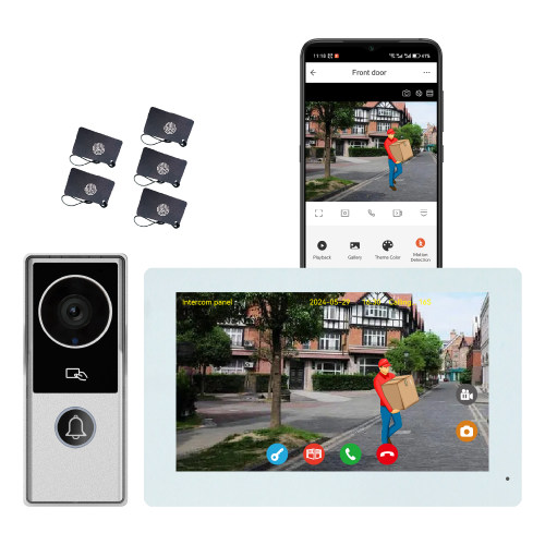 Walkie-talkie Video Doorbell With Tuya wifi Smart Screen