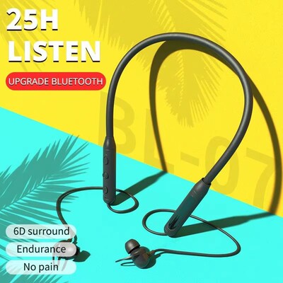 Bluetooth 5.0 Hanging Neck Collar Magnetic Bluetooth Headset
