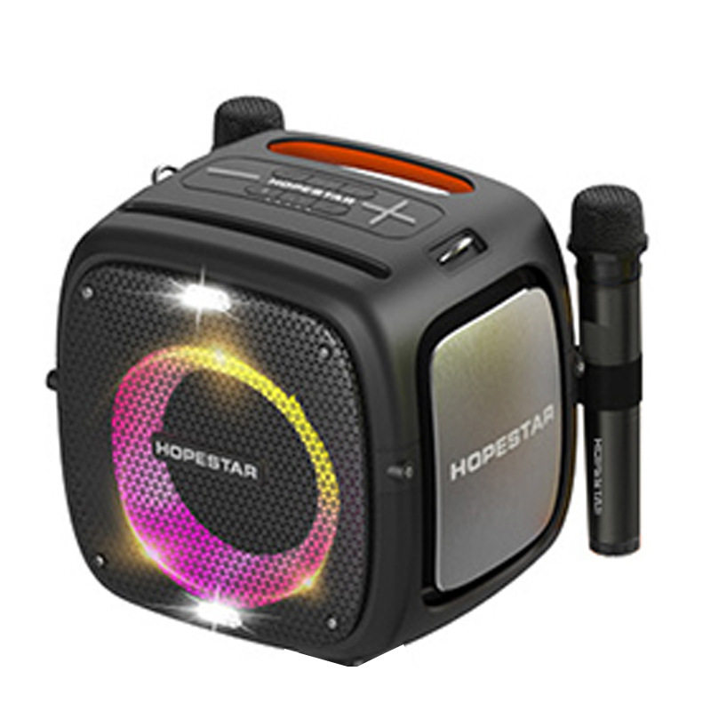 80WBluetooth Speakers Powerful Wireless Microphone Subwoofer