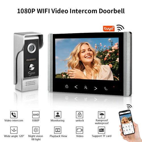 Vila Video Intercom System Wifi  Doorbell TUYA  Smart Home