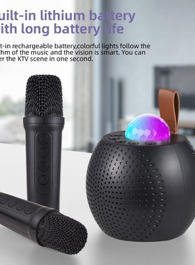 Z1 Compact Karaoke Machine: Dual-Mic Wireless Speaker Set
