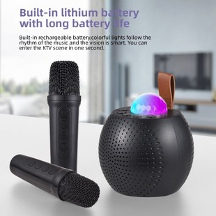 Z1 Compact Karaoke Machine: Dual-Mic Wireless Speaker Set