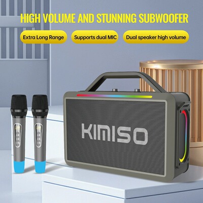 Bluetooth Speaker 30W Super Bass BoomBox Outdoor Karaoke